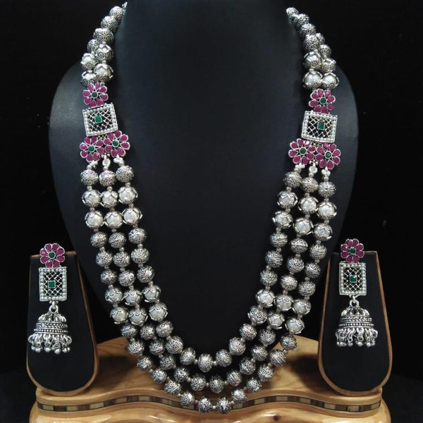 Long Necklace with Earrings
